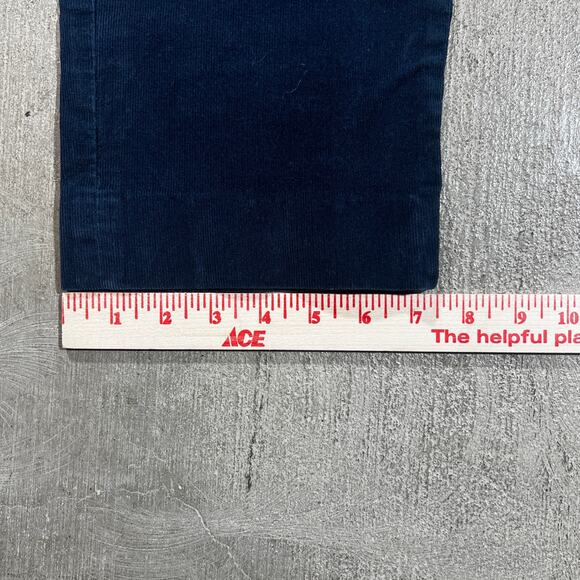 Ralph Lauren Navy Corduroy Pants 32x30 Straight Leg Classic Fit - Picture 7 of 7